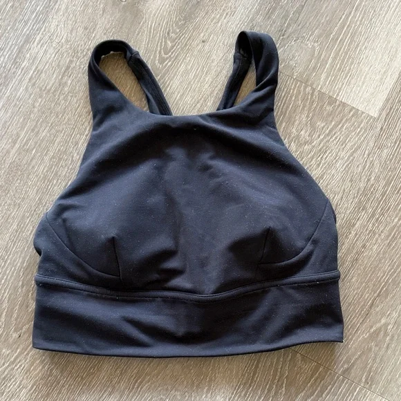 lululemon athletica Black Long Line Bra/Cropped Tank 6 - Picture 1 of 3